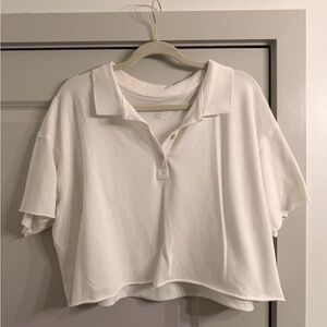 Offline by Aerie cropped button up